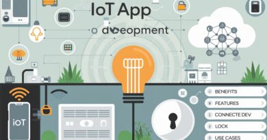 what is IoT app development and it's benefits, use-cases and features